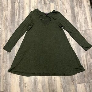 Poof Green Dress